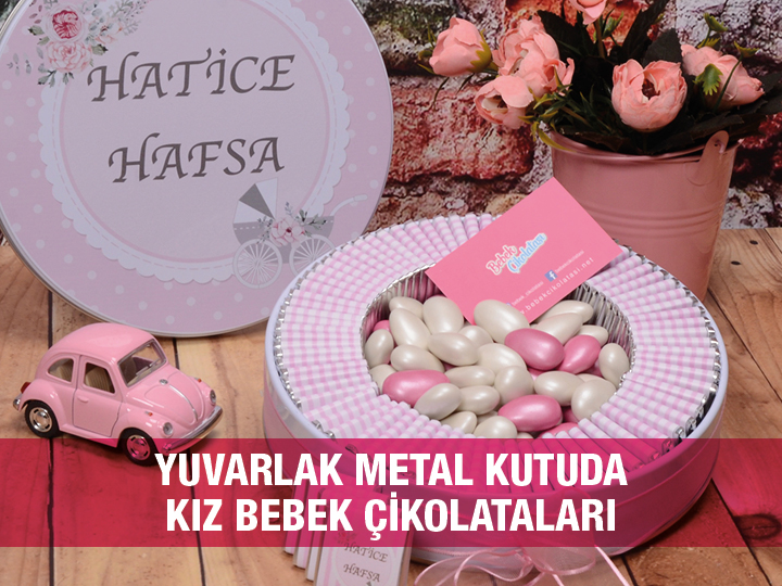 Yuvarlak Metal K?z Bebek ikolatalar?